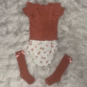 Rachel Zoe girls outfit set size 18 months used once In great condition